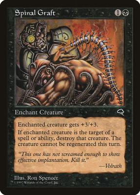 Spinal Graft card from Tempest