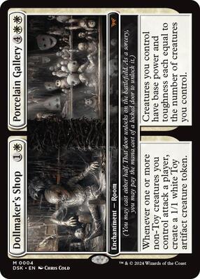 Dollmaker's Shop // Porcelain Gallery card from Duskmourn: House of Horror