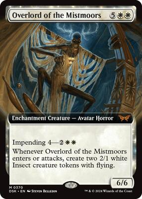Overlord of the Mistmoors (Extended Art) card from Duskmourn: House of Horror