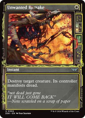 Unwanted Remake (Showcase) card from Duskmourn: House of Horror