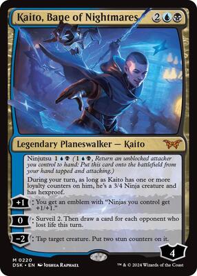 Kaito, Bane of Nightmares card from Duskmourn: House of Horror
