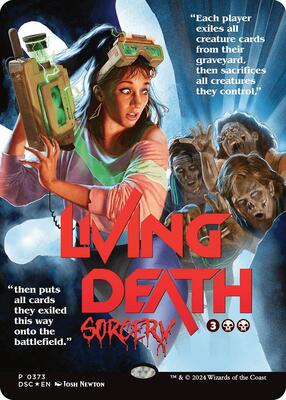 Living Death (Showcase) card from Commander: Duskmourn: House of Horror