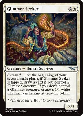 Glimmer Seeker card from Duskmourn: House of Horror