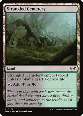 Strangled Cemetery card from Duskmourn: House of Horror