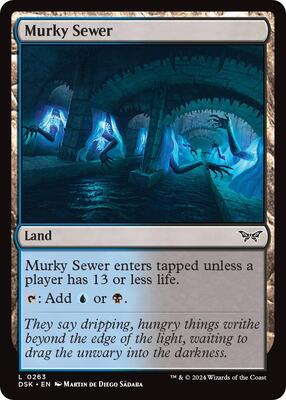Murky Sewer card from Duskmourn: House of Horror