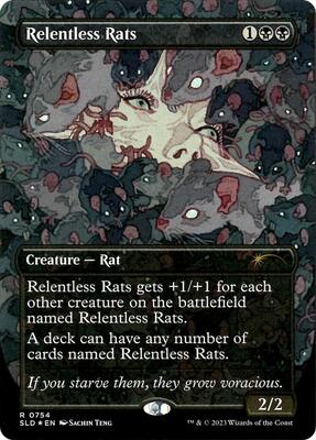 Relentless Rats (754) card from Secret Lair Drop Series