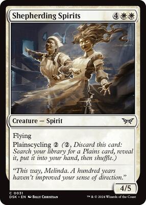 Shepherding Spirits card from Duskmourn: House of Horror