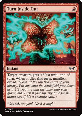 Turn Inside Out card from Duskmourn: House of Horror