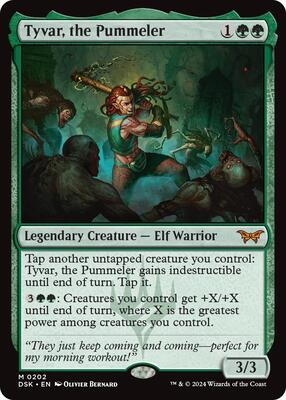 Tyvar, the Pummeler card from Duskmourn: House of Horror