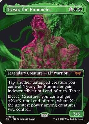Tyvar, the Pummeler (Showcase) card from Duskmourn: House of Horror