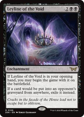 Leyline of the Void card from Duskmourn: House of Horror
