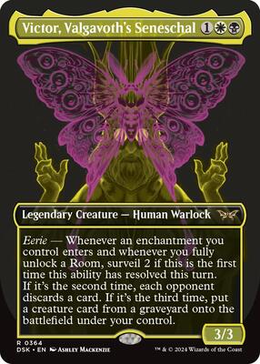 Victor, Valgavoth's Seneschal (Showcase) card from Duskmourn: House of Horror