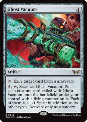 Ghost Vacuum card from Duskmourn: House of Horror
