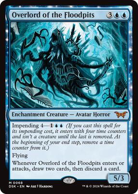 Overlord of the Floodpits card from Duskmourn: House of Horror