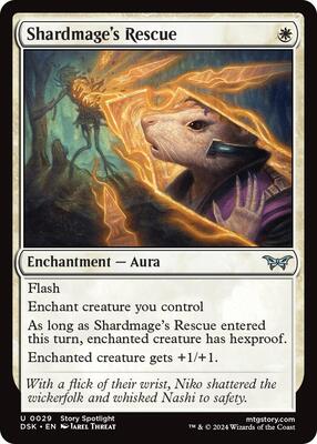 Shardmage's Rescue card from Duskmourn: House of Horror