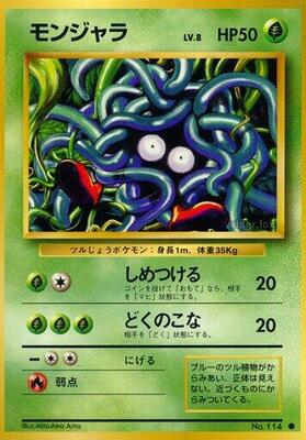Tangela card from Expansion Pack