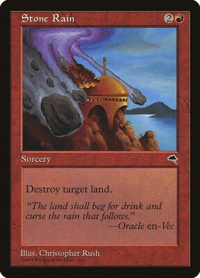Stone Rain card from Tempest