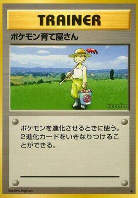 Pokemon Breeder card from Expansion Pack