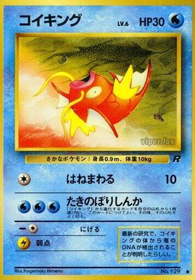 Magikarp card from Rocket Gang