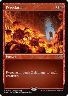 Pyroclasm card from Promo Pack: Duskmourn: House of Horror