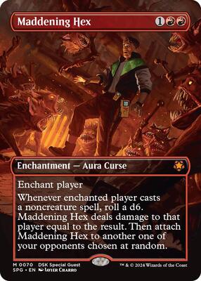 Maddening Hex (Borderless) card from Special Guests