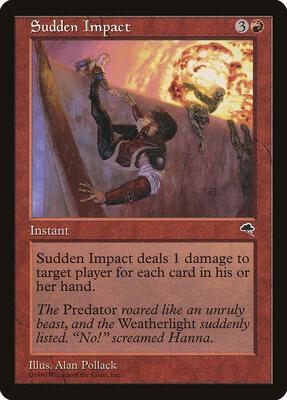 Sudden Impact card from Tempest