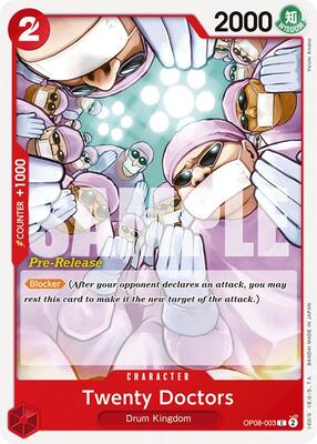 Twenty Doctors card from Two Legends Pre-Release Cards