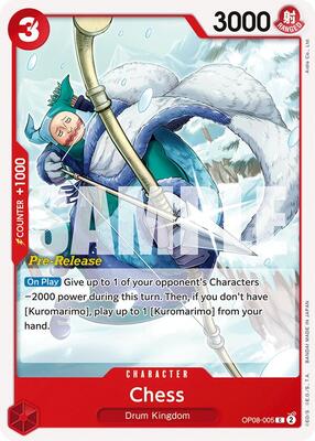Chess card from Two Legends Pre-Release Cards