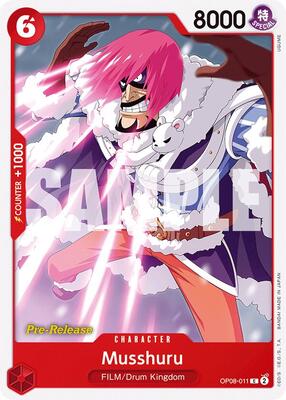Musshuru card from Two Legends Pre-Release Cards