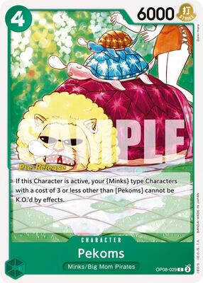 Pekoms card from Two Legends Pre-Release Cards