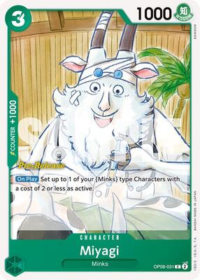Miyagi card from Two Legends Pre-Release Cards