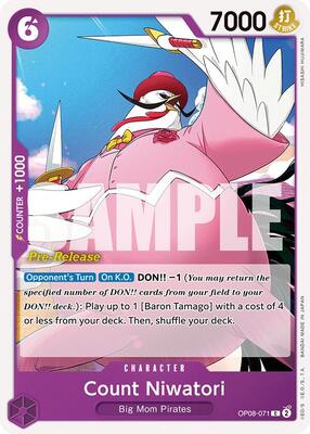 Count Niwatori card from Two Legends Pre-Release Cards