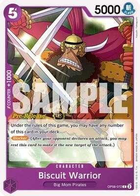 Biscuit Warrior card from Two Legends Pre-Release Cards