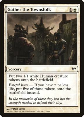 Gather the Townsfolk card from Dark Ascension