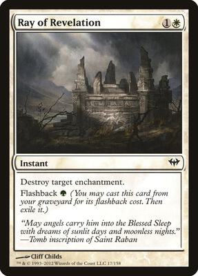 Ray of Revelation card from Dark Ascension