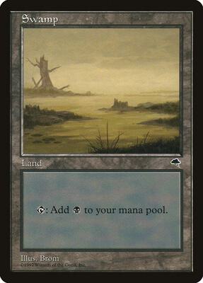 Swamp (River) card from Tempest