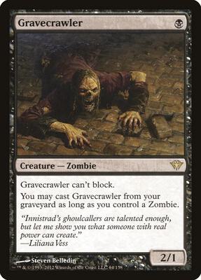 Gravecrawler card from Dark Ascension