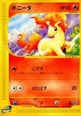 Ponyta card from Base Expansion Pack