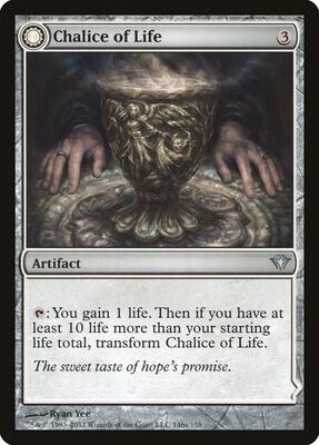 Chalice of Life card from Dark Ascension