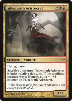 Falkenrath Aristocrat card from Dark Ascension