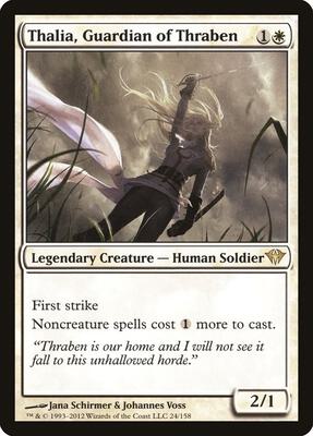 Thalia, Guardian of Thraben card from Dark Ascension
