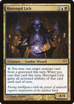 Havengul Lich card from Dark Ascension