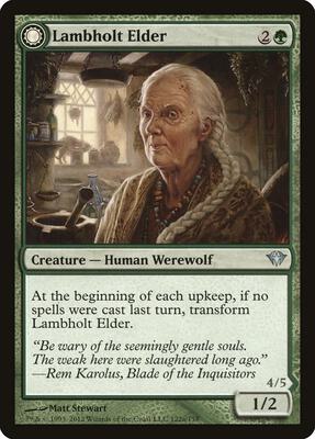 Lambholt Elder card from Dark Ascension