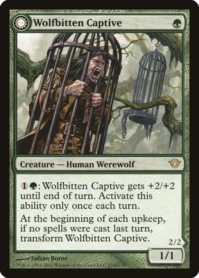 Wolfbitten Captive card from Dark Ascension