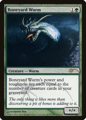Boneyard Wurm card from WPN & Gateway Promos