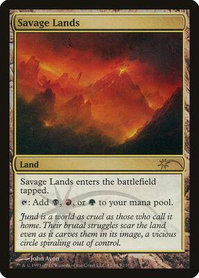 Savage Lands card from FNM Promos