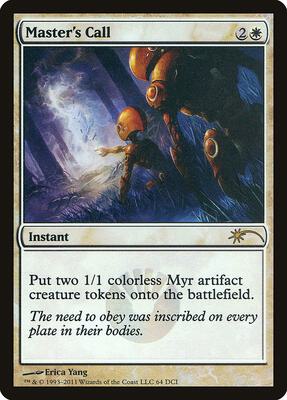 Master's Call card from WPN & Gateway Promos