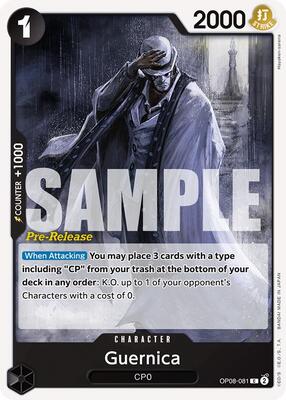 Guernica card from Two Legends Pre-Release Cards