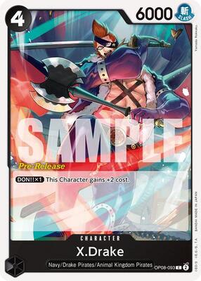 X.Drake card from Two Legends Pre-Release Cards