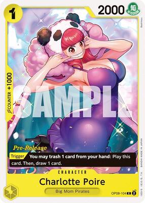 Charlotte Poire card from Two Legends Pre-Release Cards